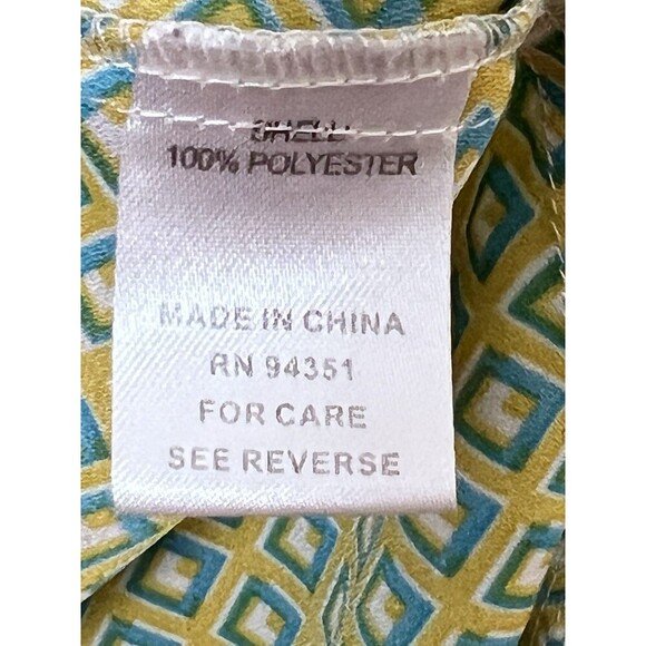 Jade Melody Tam Mixed Media Boho Peasant Top Blouse Sz M Lightweight Semi‎ Sheer - Picture 9 of 10